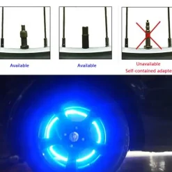 Wild u0026 Free Gear Autozubehör|Automobilindustrie-LED-Reifenventilkappenleuchten - 2 Stück Radzubehör