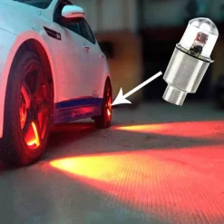 Wild u0026 Free Gear Autozubehör|Automobilindustrie-LED-Reifenventilkappenleuchten - 2 Stück Radzubehör