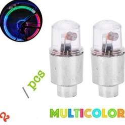 Wild u0026 Free Gear Autozubehör|Automobilindustrie-LED-Reifenventilkappenleuchten - 2 Stück Radzubehör
