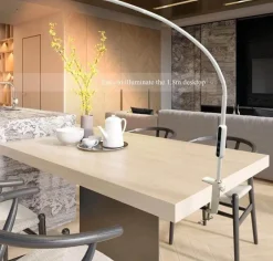 Cozy Living Möbel|Beleuchtung-LED-Schreibtischlampe mit Fernbedienung – Tischlampe mit Klemmleuchte