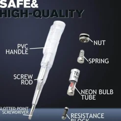Cozy Living Heimwerkzeuge-LED-Spannungsprüfstift - Elektrisches Prüfwerkzeug