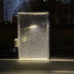 Timeless Touch Beleuchtung-LED-Straßenlaterne mit Schneefall – Weihnachtsdekoration für den Außenbereich