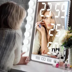 Comfort u0026 Style Heimwerkzeuge-LED-Weckerspiegel - Touchscreen-Display