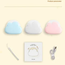 Bright Accents Beleuchtung-LED-Wolken-Nachtlicht - Süße Kinderzimmerlampe