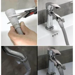 The Blissful Bath Badezimmer-Leicht zu reinigender Nassmopp – kein Händetrocknen erforderlich