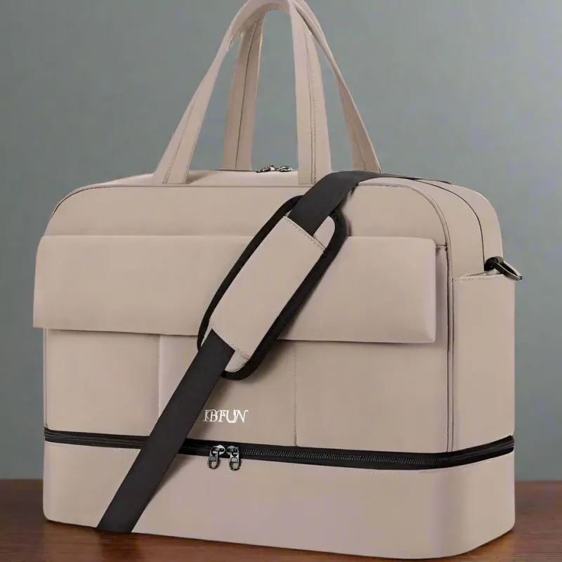 BagAura Taschen & Geldbörsen-Leichte Reisetasche – Reisetasche mit großem Fassungsvermögen und abnehmbarem Riemen