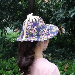 Wilderness Haven Outdoor-Artikel|Camping Im Freien-Leichte Sommermütze aus Bambus – süßer faltbarer Sonnenhut