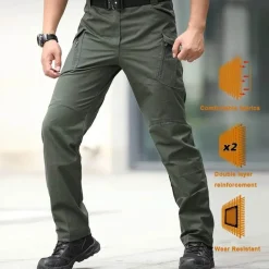 Herren Heritage Threads Herrenbekleidung-Leichte taktische Cargohose – Robuste Hose im Armee-Stil