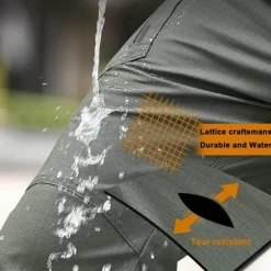 Herren Heritage Threads Herrenbekleidung-Leichte taktische Cargohose – Robuste Hose im Armee-Stil