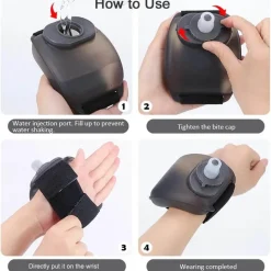 Trail Tech Outdoor-Artikel|Outdoor-Gadgets-Leichte Trinkflasche zum Laufen – Outdoor-Wasserflasche fürs Handgelenk