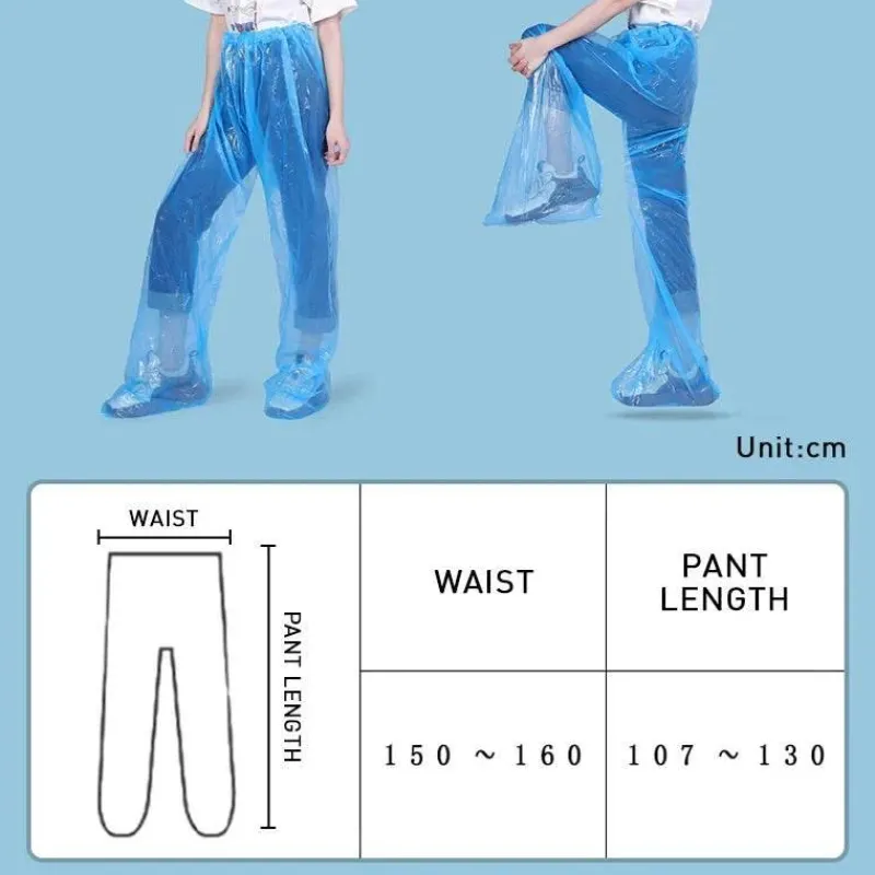 Trail Tech Camping-Werkzeuge|Outdoor-Artikel-Leichte wasserdichte Einweg-Regenhose für unterwegs