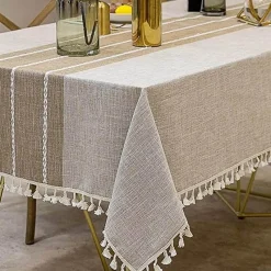 Fine Table Threads Küche & Esszimmer-Leichter Kamea-Leinenstoff – Vielseitige, stilvolle Textilien