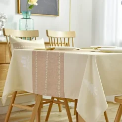 Fine Table Threads Küche & Esszimmer-Leichter Leinenstoff – stilvolles, atmungsaktives Design