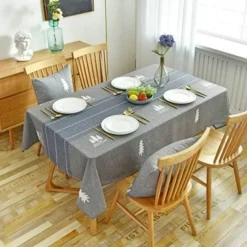 Fine Table Threads Küche & Esszimmer-Leichter Leinenstoff – stilvolles, atmungsaktives Design