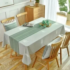 Fine Table Threads Küche & Esszimmer-Leichter Leinenstoff – stilvolles, atmungsaktives Design