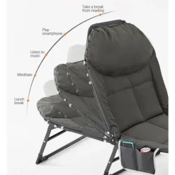 Trail u0026 Beyond Camping-Werkzeuge|Camping Im Freien-Leichter, tragbarer, klappbarer Liegestuhl – verstellbare Sitzgelegenheiten für den Außenbereich