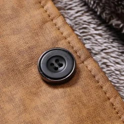 Herren Heritage Threads Herrenbekleidung-Leichter Windbreaker-Mantel aus Leder für Herren – Stilvolle lange Jacke