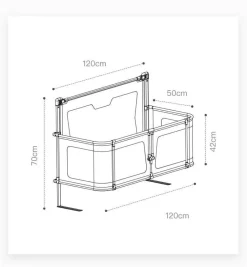 Kinder The Decor Haven Kinderwagen & Zubehör-Leichtes Beistellbett – Sicherer, bequemer Babyschlafplatz