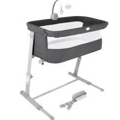 Kinder The Decor Haven Kinderwagen & Zubehör-Leichtes, verstellbares Babybett – Sweet Dreams Bedside Nursery Crib