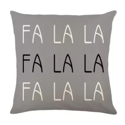 Pillow Haven Bettzeug-Leinen Frohe Weihnachten Kissenbezug 45x45cm Wurfkissenbezug