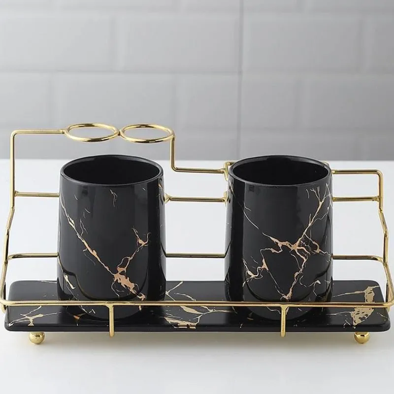 The Bath Nook Badezimmer-Leonardi Bathroom Accessories Set - Stylish Home Decor