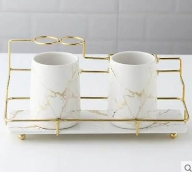 The Bath Nook Badezimmer-Leonardi Bathroom Accessories Set - Stylish Home Decor