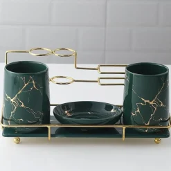 The Bath Nook Badezimmer-Leonardi Bathroom Accessories Set - Stylish Home Decor