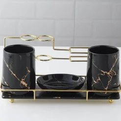 The Bath Nook Badezimmer-Leonardi Bathroom Accessories Set - Stylish Home Decor