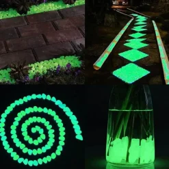 Adventure Basecamp Camping Im Freien|Outdoor-Artikel-Leuchtende Gartenwegsteine – Leuchtende Landschaftsdekoration