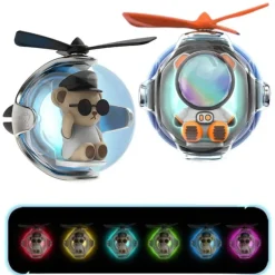 Wild u0026 Free Gear Autozubehör|Automobilindustrie-Leuchtender Lufterfrischer mit Hubschraubermotiv – lustiges Autozubehör