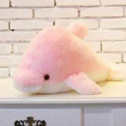 Kinder The Decor Haven Kinderwagen & Zubehör-Leuchtender Plüschdelfin – Kreatives Stofftierspielzeug