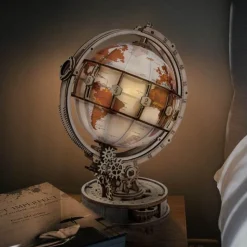 The Gilded Nest Gadgets Für Zuhause|Beleuchtung-Leuchtendes 3D-Globus-Puzzle – im Dunkeln leuchtendes Lernspielzeug
