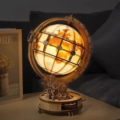 The Gilded Nest Gadgets Für Zuhause|Beleuchtung-Leuchtendes 3D-Globus-Puzzle – im Dunkeln leuchtendes Lernspielzeug