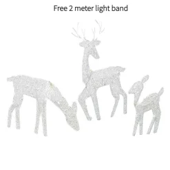 Nomad Gear Camping Im Freien|Outdoor & Garten-Leuchtendes Rentier – Weihnachtsdekoration für den Garten