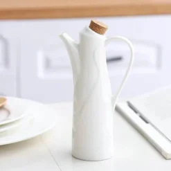 Decor Küche & Esszimmer-Ölflasche aus Keramik – einfaches Dosierwerkzeug für die Küche in reiner Farbe