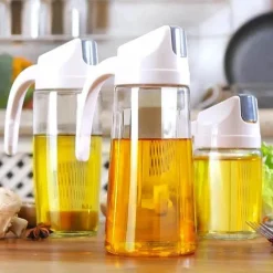 Tom Küche & Esszimmer-Ölflasche mit auatischer Öffnung – Gewürzspender für die Küche