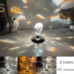 The Gilded Nest Beleuchtung-Licht Schatten Künstliche Diamant Lampe