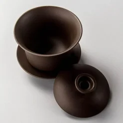 Plates u0026 More Küche & Esszimmer-Lila Ton Gaiwan Teeset - Elegante chinesische Teetasse