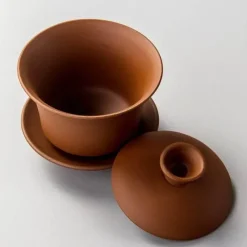 Plates u0026 More Küche & Esszimmer-Lila Ton Gaiwan Teeset - Elegante chinesische Teetasse