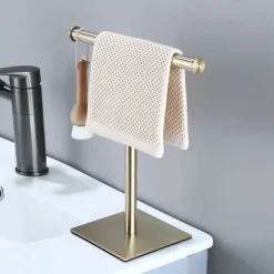 Aqua Essence Badezimmer-Linden Brass Towel Stand