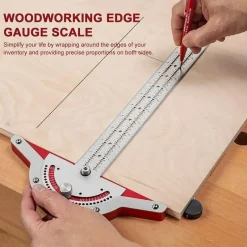 Roam Ready Outdoor-Artikel|Heimwerkzeuge-Lineal für die Holzbearbeitung – Präzisions-Layout-Messwerkzeug