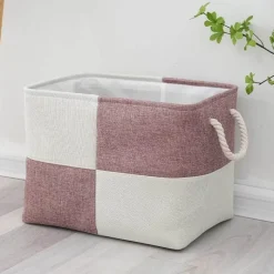 Aqua Essence Badezimmer-Linen Storage Basket - Stylish Home Organizer