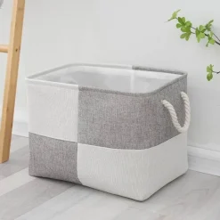 Aqua Essence Badezimmer-Linen Storage Basket - Stylish Home Organizer