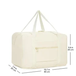 BagAura Taschen & Geldbörsen-20-Liter-Reisetasche für unter den Sitz – Wasserabweisendes Handgepäck für unterwegs