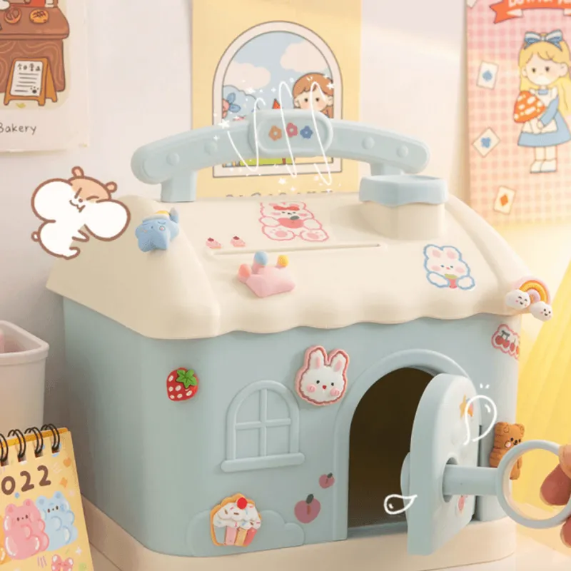 Kinder The Decor Haven Kinderwagen & Zubehör|Babyspielzeug-Little House Sparschwein – Niedliche Spardose für Kinder