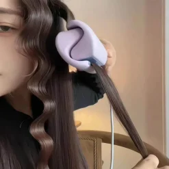 PureGlow Frauenpflege|Körperpflege-Lockenwickler für tiefe Wellen – Französisches Haarstyling-Tool