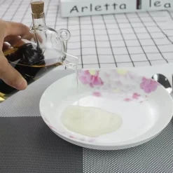 The Decor Haven Küche & Esszimmer-Ölspender - 2-in-1-Flasche zum einfachen Ausgießen