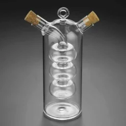 The Decor Haven Küche & Esszimmer-Ölspender - 2-in-1-Flasche zum einfachen Ausgießen