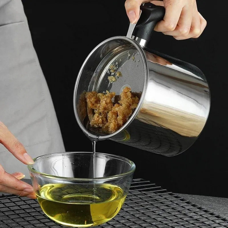 The Culinary Kit Küche & Esszimmer-Ölspender aus Edelstahl - Speiseölabscheider