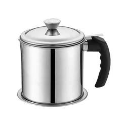 The Culinary Kit Küche & Esszimmer-Ölspender aus Edelstahl - Speiseölabscheider